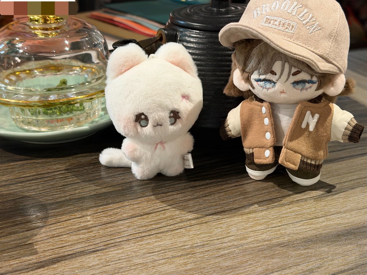 aibaaka's tweet photo. 🐱🧸：@sheepdoll00710 
奶咪咪真的太可愛🥰 https://t.co/P7E43b3y8j