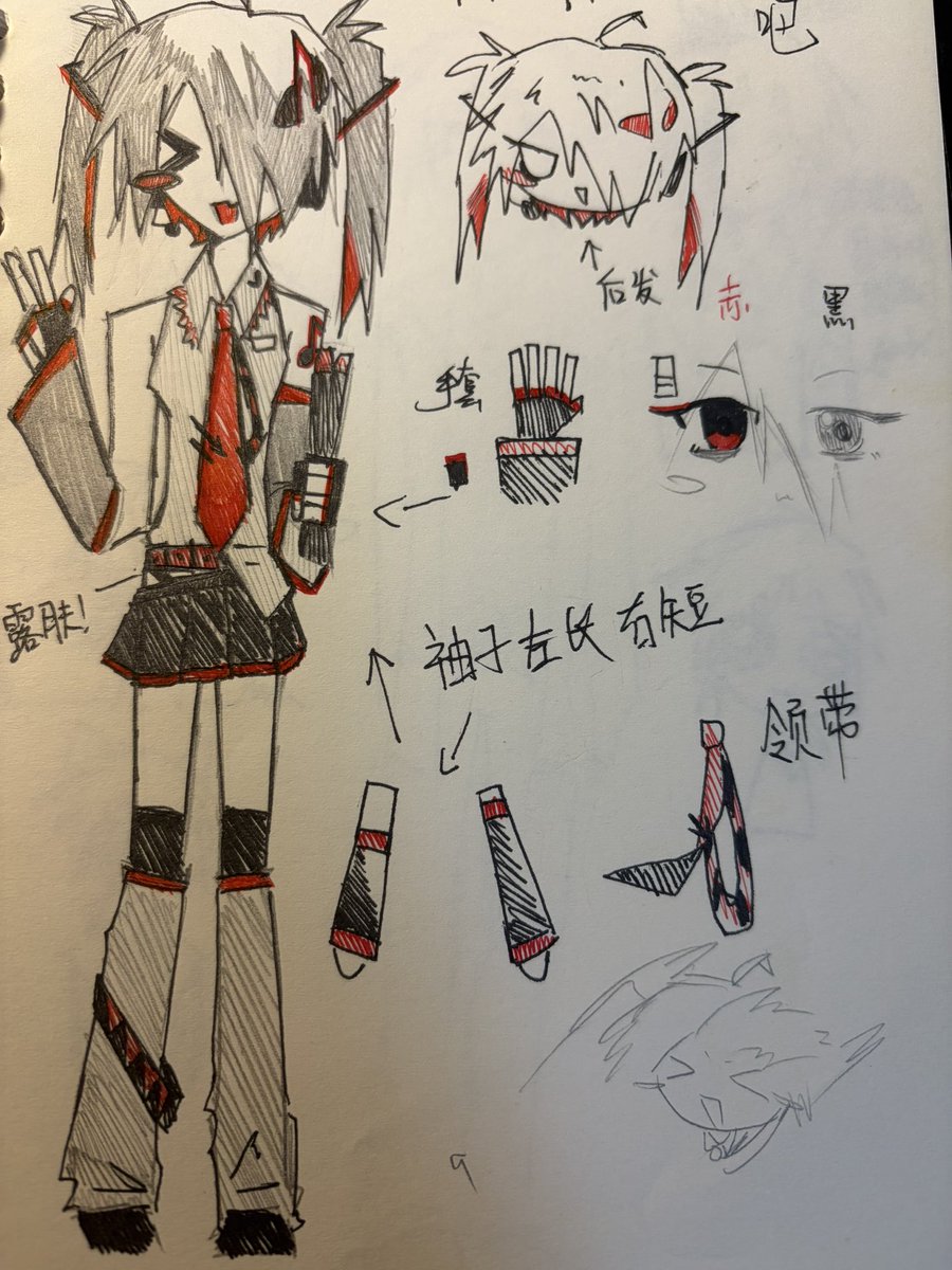 _3fuku's tweet photo. 我也是相当怀念了哈哈。两年前的私设mrt miku https://t.co/PzxJrDHttO