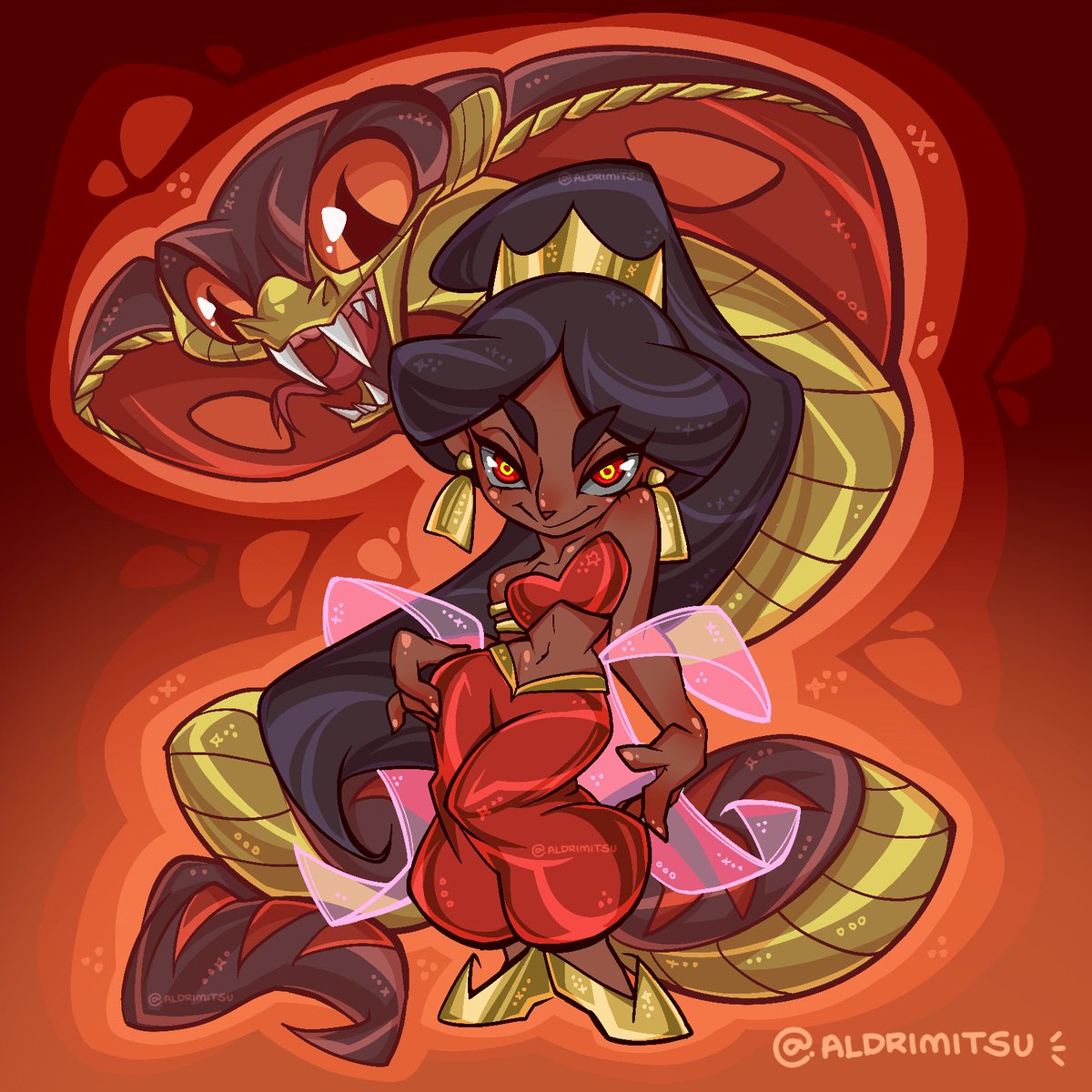 aldrimitsu's tweet photo. FOR MY FINAL WISH 😈🔥✨
I wish Jasmine to fall desperately in love with me ☠️✨
PRINCESS JASMINE IS SO STUNNING IN RED 🔥❤️✨

#disney #waltdisney #aladdin https://t.co/90sbLF1Jx9