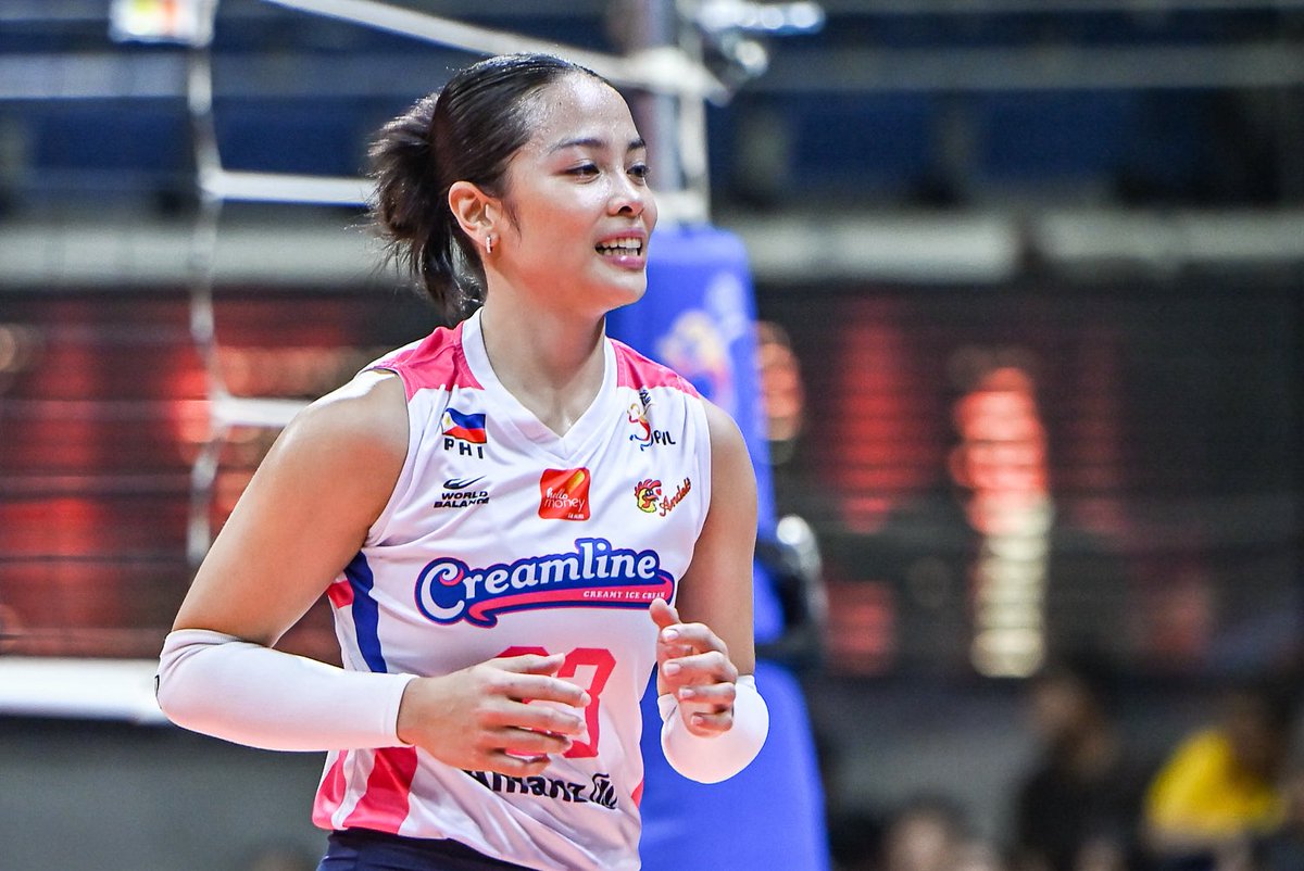 QueenJGOfficial's tweet photo. Jema Galanza’s 2026 PVL Invitational Conference Stats

Game 1 vs. NXLED
- 17 points, 14 digs, and 11 receptions

Game 2 vs. Ho Chi Minh City
- 12 points, 10 digs, and 6 receptions

Game 3 vs. Farm Fresh
- 26 points, 11 digs, and 18 receptions

Game 4 vs. EST Cola
- 15 points, 15 digs, and 16 receptions

Game 5 vs. PLDT
- 20 points, 16 digs, and 16 receptions

1 double-double and 4 triple-doubles 🔥 Definitely an all-around player 🔥
