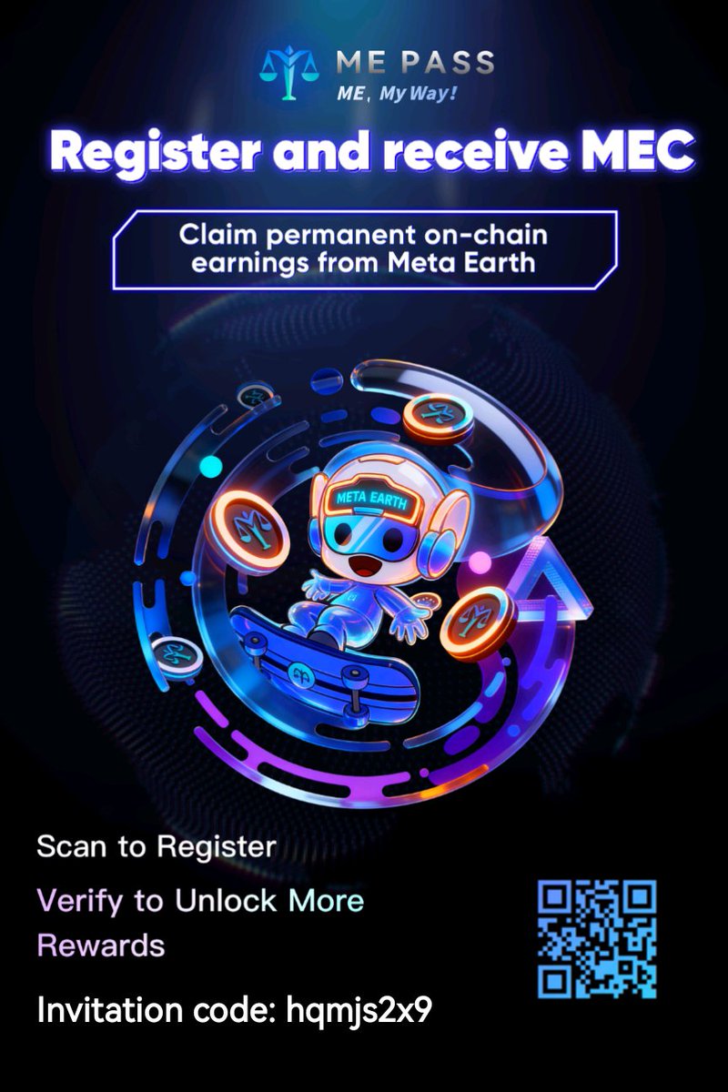 callmebeaver_'s tweet photo. @_MetaEarth_ sedang membangun sesuatu yang menarik di dunia Web3

https://t.co/fqMHmpejqC

🔹 DID + KYC untuk pengguna terpercaya

1 $MEC sekarang 9 usdt

Meskipun dapet reward langsung distake, bisa tetep dapet dari rutin chek in dan bisa langsung di jual

DYOR https://t.co/wAGqq0Ewsw
