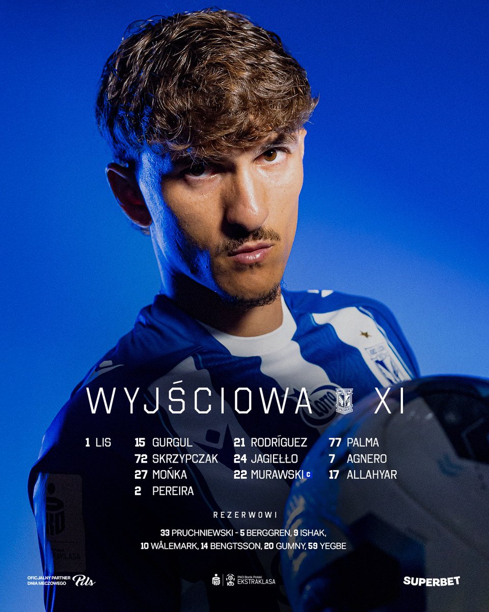LechPoznan's tweet photo. 📝 XI na mecz z Rakowem
__
#LPORCZ https://t.co/pEzXApmyoE