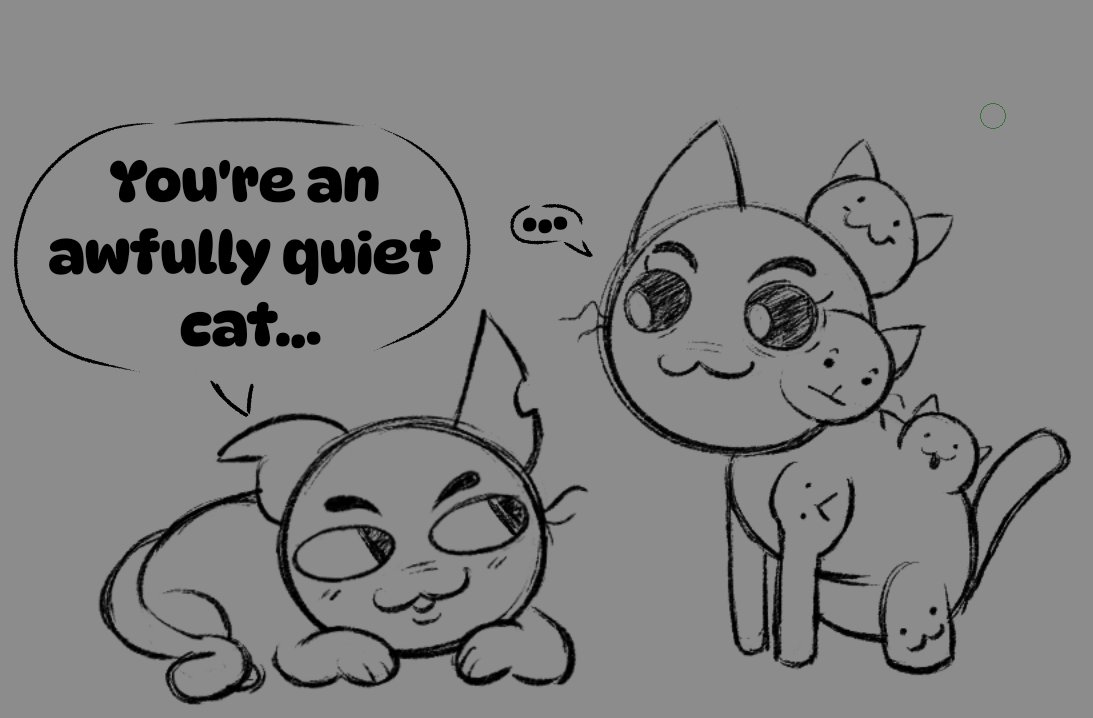 Robsstink's tweet photo. Gun and Stacy doodle bleehelelele #Mewgenics https://t.co/SOfUULsXoZ