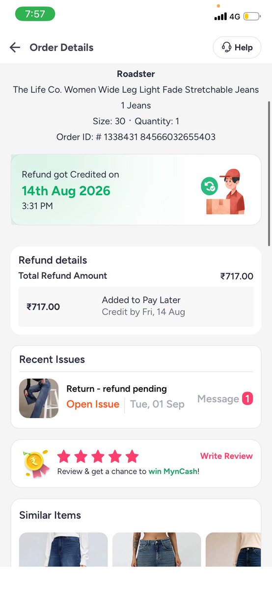 Arun_guptaaa's tweet photo. @Flipkart @flipkartsupport please Add My Refund Ammount In my Flipkart Pay Later https://t.co/XK7V9nHdyr