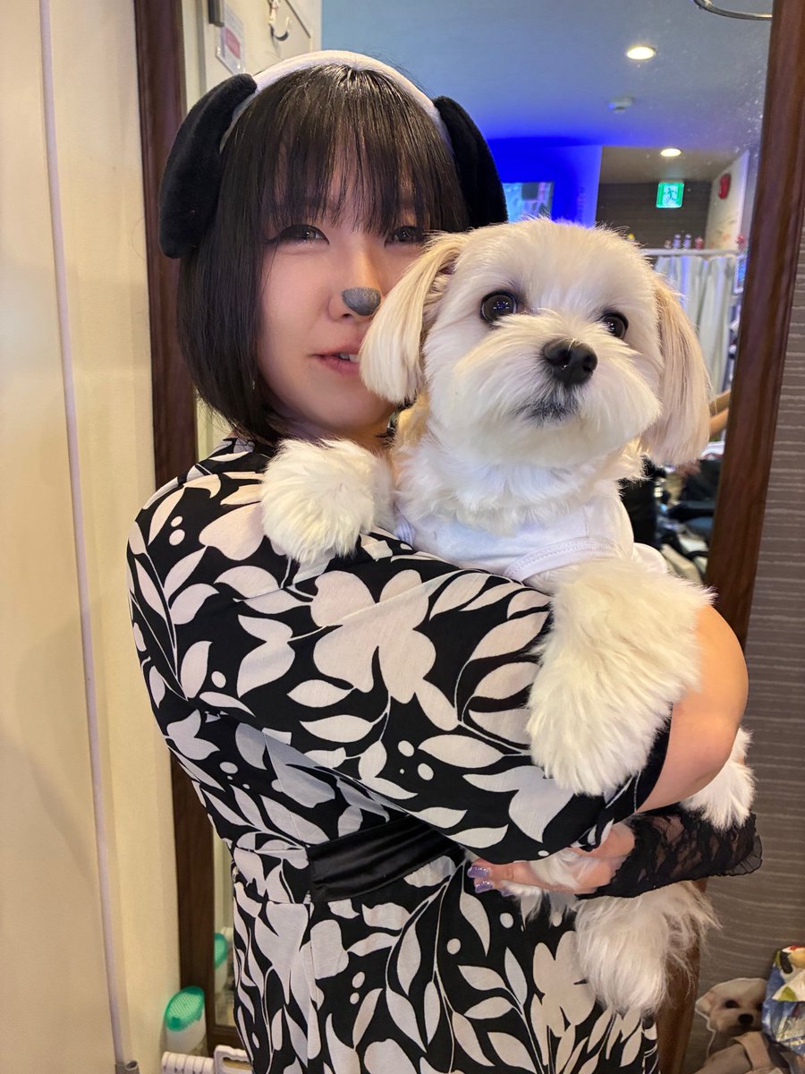 SHINOON's tweet photo. 『マリー店長生誕祭2026〜ライフイズワンダフル〜』マリーちゃんのお誕生日会😍🎂🎊今年またおめでとうできて本当によかったー😭㊗️マリーちゃん元気になって本当によかったね🥰

ポポちゃんも遊びに来ていて楽屋もとても賑やかで一緒におめでとうさせてもらえてしあわせでした🥰来年のお誕生日も楽しみにしています😍✨✨@Marie_Tencho