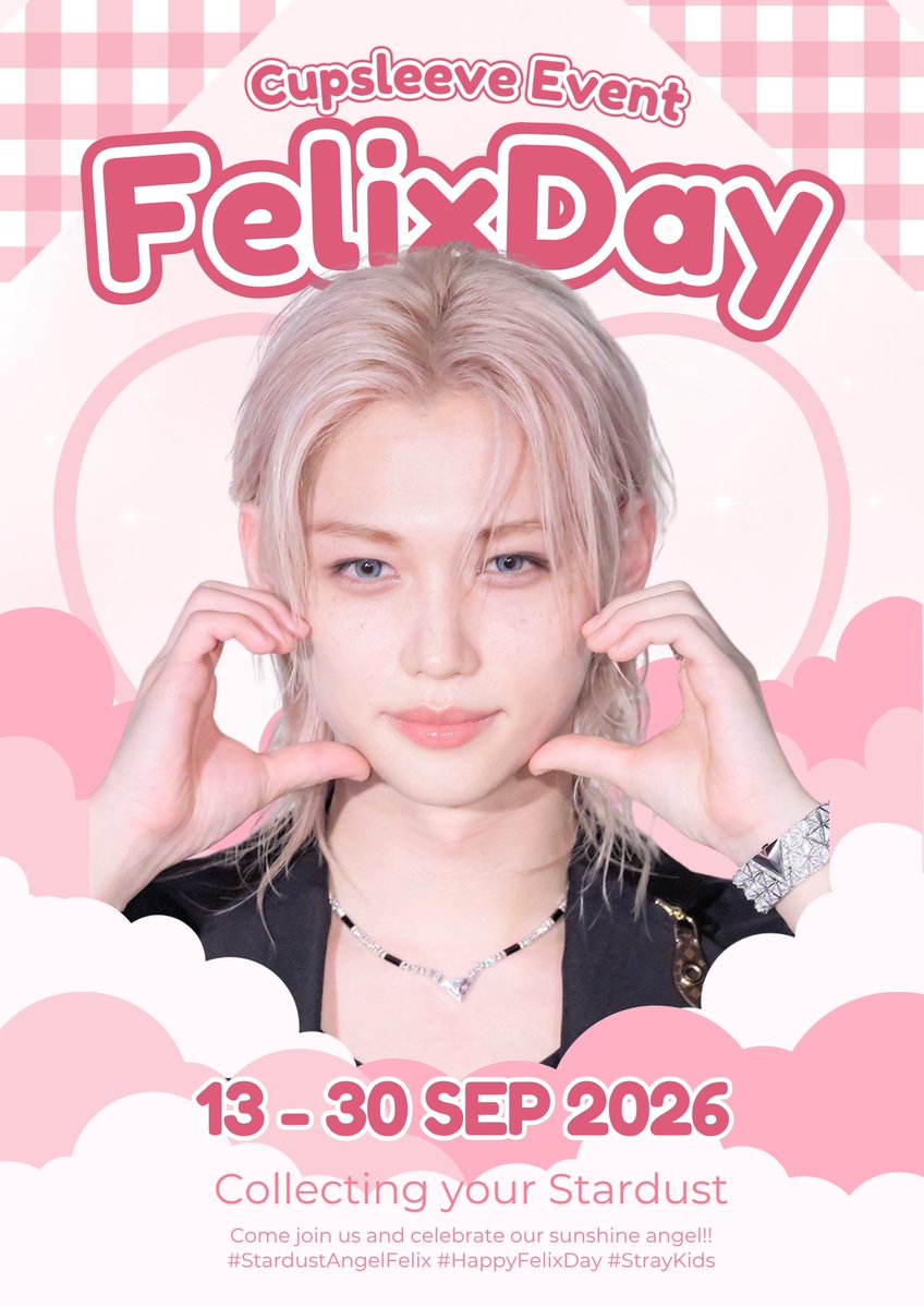 samannachan's tweet photo. 🌟สมานฉันท์พร้อมแจกความสดใสกับโปรเจค #StardustAngelFelix แล้วค่า🫶🏻
🗓️13 ก.ย.- จนกว่าจะหมด
🏡หลังม.ขอนแก่น
จ-พฤ 12:00-19:00
ศ-อา 10:00-20:00
🪄1 order (ขั้นต่ำ60฿)/ 1 Cupsleeve
💖สเตย์ที่มารับละอองดาว 10 คนแรกรับ พวงกุญแจบราวนี่บอย เพิ่มน้า ✨
#HappyFelixDay #Felix #StrayKids https://t.co/c8K8yuDNrU