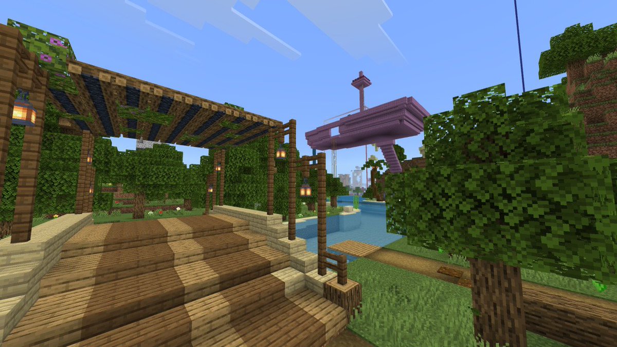 1_p_p_6's tweet photo. 少し宣伝！！
マイクラ統合版でDimensionというPvPワールドを作ってて、一緒に遊んでくれる人募集してます〜✨️
ご興味あればぜひぜひ https://t.co/7E4t2yggEu