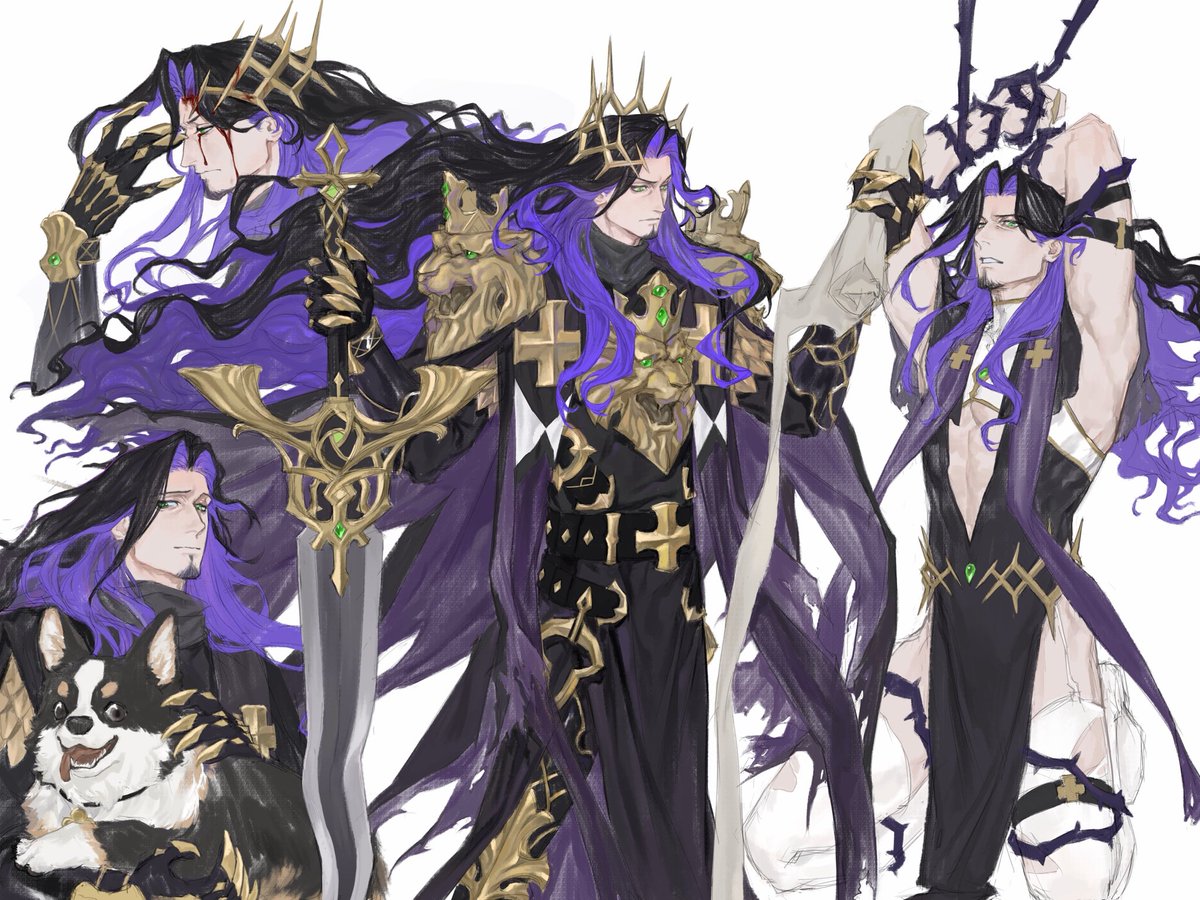 Severage745's tweet photo. Artist：画便器
抓老师画了约翰叔叔🥰 https://t.co/VUpRUWgeNn