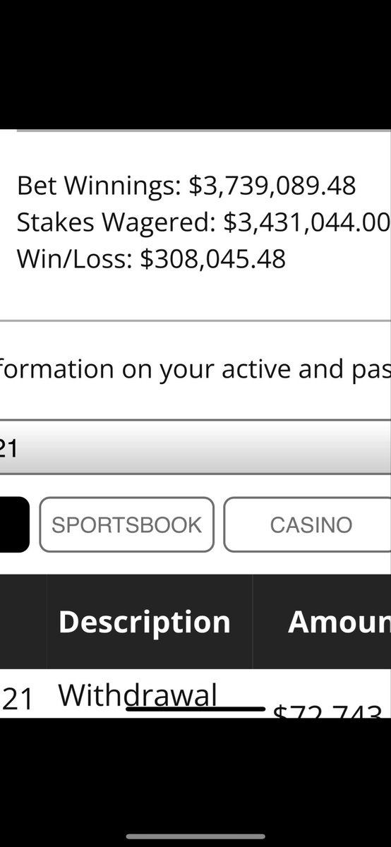 Matttidwell6's tweet photo. @lemonheadso @DraftKings @DKSports @DK_Assist Bro after they pay they will watch your account. Dont win over 10k or they will close your account I bet 3 million in 10 years on Draftkings. Starting in 2021 I bet over 1 million a year I was killing them and they suspended my account after 15 million bet. https://t.co/GGCrk9l0yB