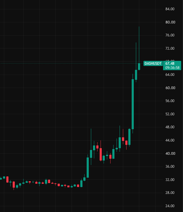 CadeONeill's tweet photo. $DASH is making a beautiful move with the momentum of $ZEC ๐ฅ
It is beautiful to see some of these older projects come back to life.
#privacy #crypto #dashcrypto #zcash https://t.co/EEOUh0BDPs
