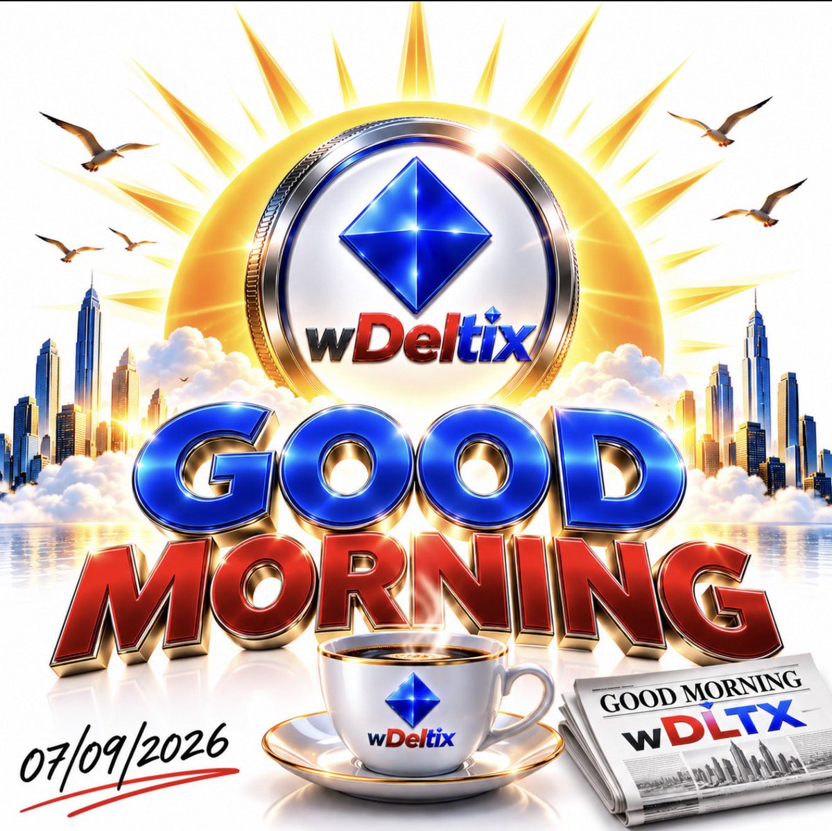 Digitalgold1979's tweet photo. Good morning, $wDLTX. ☀️
Tomorrow suddenly feels… different. 👀
What you you think ? 🤔 
But maybe that sunrise means something. 💎

#Deltix #Dltx #wDltx https://t.co/lDO6vHu2gX