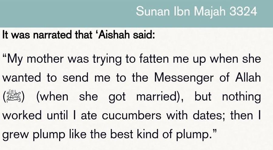 GGpus66101's tweet photo. @Mehdi_of_786 Btw, Aisha was 6 when she got married, and 9 little minor girl got r@ped. https://t.co/DCLw3sCXrM