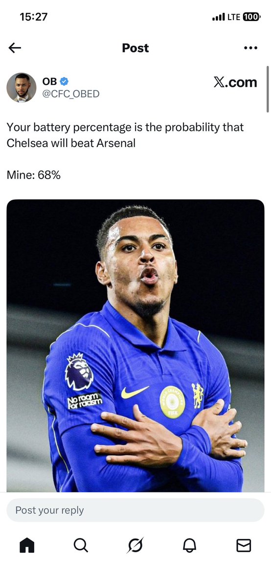 StobbSZN's tweet photo. @CFC_OBED 🔋 https://t.co/PLz4vPlw7w