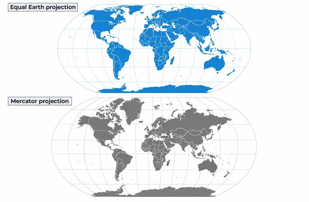 Gil24M's tweet photo. الأمم المتحدة تصوت بأغلبية ساحقة لإلغاء الاعتماد على خريطة (إسقاط Mercator) والتحول نحو الخريطة الحقيقية لشكل الأرض (إسقاط Equal Earth).

164 صوتاً (مع) القرار
صوت واحد (ضد) القرار وهي الولايات المتحدة
6 دول امتنعت عن التصويت

الخريطة التي اعتدنا عليها (إسقاط ميركاتور) يشوّه شكل الأرض ويجعل أوروبا وروسيا وكندا وأمريكا أضخم بكثير مما هي عليه، بينما تبدو أفريقيا أصغر من حجمها الأصلي.

مثلاً غرينلاند تظهر بحجم أفريقيا، بينما في الحقيقة أفريقيا أكبر منها بـ 14 مرة.

الآن ستبدأ الدول والمدارس والمنظمات الدولية وشركات التقنية استخدام (إسقاط Equal Earth) لإظهار المساحات الحقيقية للأرض ويدخل ذلك في التعليم والعروض العامة والإعلام، حتى لا يتشكل لدى الناس تصور خاطئ عن حجم القارات.

الحملة بدأتها دولة صغيرة غرب أفريقيا (توغو) ونجحت في النهاية من انتزاع هذا القرار.