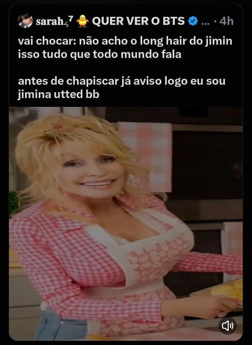 pjmruler's tweet photo. O jimin levando hate desde o início da tour por causa do cabelo, aí vem uma "fã" biscoitar com tweet de opinião desnecessária para atrair mais hate? e ainda vem com discurso de que não sabe o que se passa com ele aqui? Sinceramente vsf 💀

🔗: https://t.co/BorDH2Y1US https://t.co/eexXjy7L7G