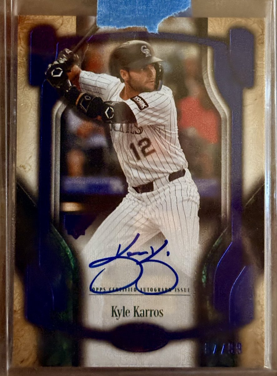 TresorSports's tweet photo. Friday ‘26 #Topps Tier One, ‘26 #ToppsChrome &amp; ‘25 Topps Chrome #Logofractor #Baseball Hits

#KyleKarros Breakout #Auto #Rookie Blue /99
#ColsonMontgomery Wild Style Rookie Gold #Refractor /50
#JulioRodriguez Tier One #Relic /199

#Rockies
#WhiteSox
#Dodgers
#SFGiants
#TridentsUp https://t.co/uoN1AxcuEd