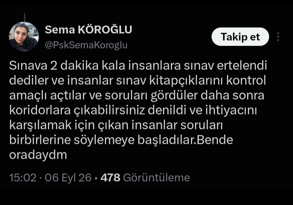 ElifgucluElif's tweet photo. Eğer bu olaylar doğruysa ya sınavı iptal edilmeli ya da çok üzülerek söylüyorum Harran üniversitesindeki sınava giren kişilerin sınavları iptal edilmeli https://t.co/myHqJMOcTD