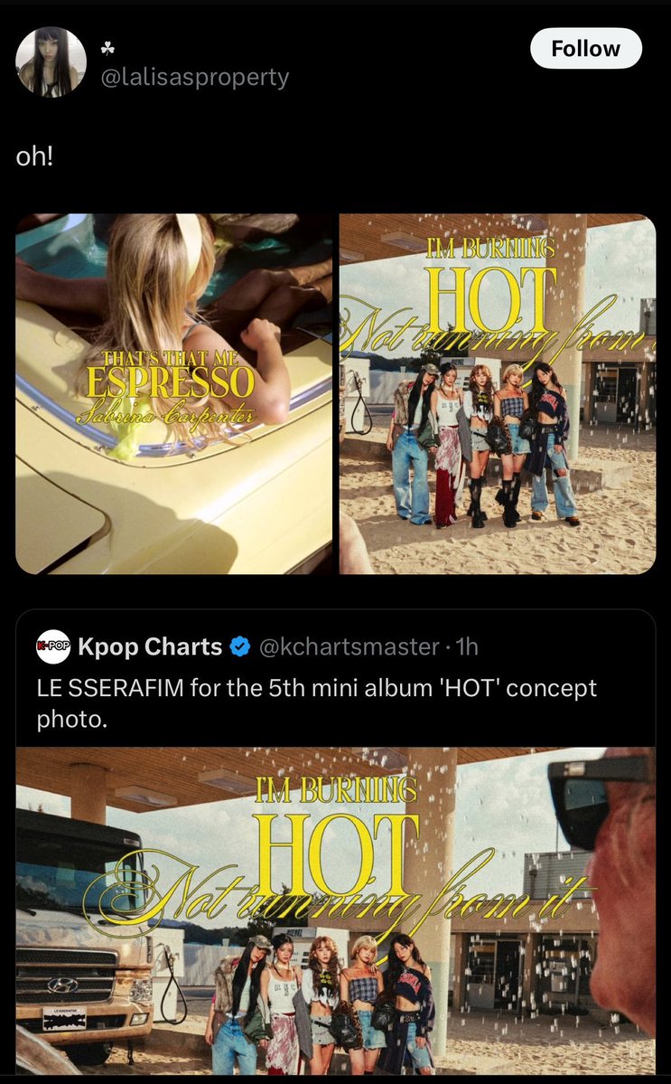 emsslays's tweet photo. mind you this picture was edited and it was so bad that sabrina's fan has to come out saying it was fake and btw sabrina follow the fan acc https://t.co/80XVXVK4iw