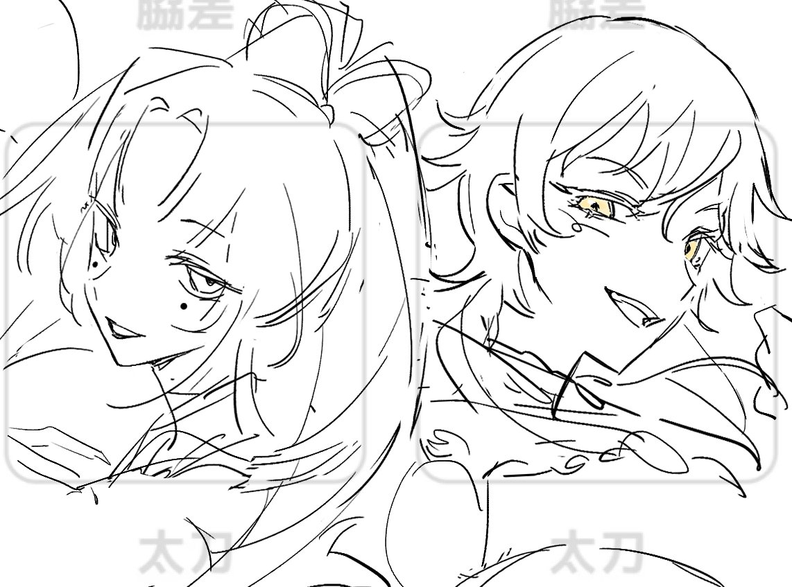 usakimaruko's tweet photo. 小烏丸と鶴丸 https://t.co/sPMqvRbUTI