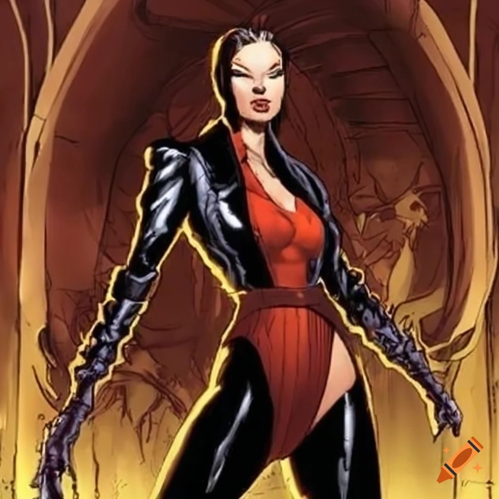 WickedArt5's tweet photo. @khaliltooshort Or the trailers before it clearly showed it was deathstrike and yall just needed the next thing to complain about for views and engagement and her design isn't always the same in comics either or portrayed as beautiful https://t.co/XLqOPxpBs9