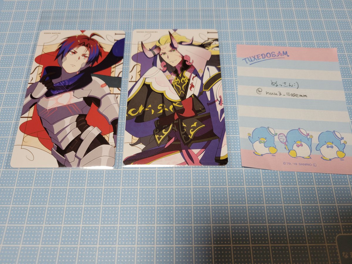 nuu3_11osemm's tweet photo. アイドルマスター SideM TRANSCENDENT T@LES  TT 封入特典 カード 交換
譲:02翔真　　12鋭心
求:02クリス　12道夫

同弾同士での交換
11th両日手渡し＞後日さいたま～都内手渡し

一旦手渡しのみでの募集と致します。 https://t.co/mxlaNUNUHG