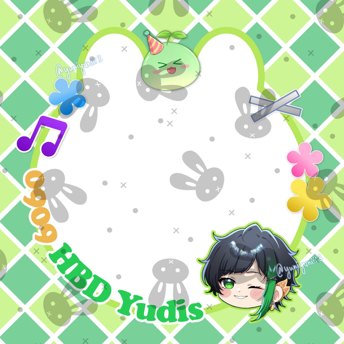 yuniyuniii3's tweet photo. Hello 👋
I make pfp/icon deco for #yudirayakan26~!
Silakan dipake 🫴
https://t.co/m2JmA7mKJO https://t.co/5FUH0NXbbP
