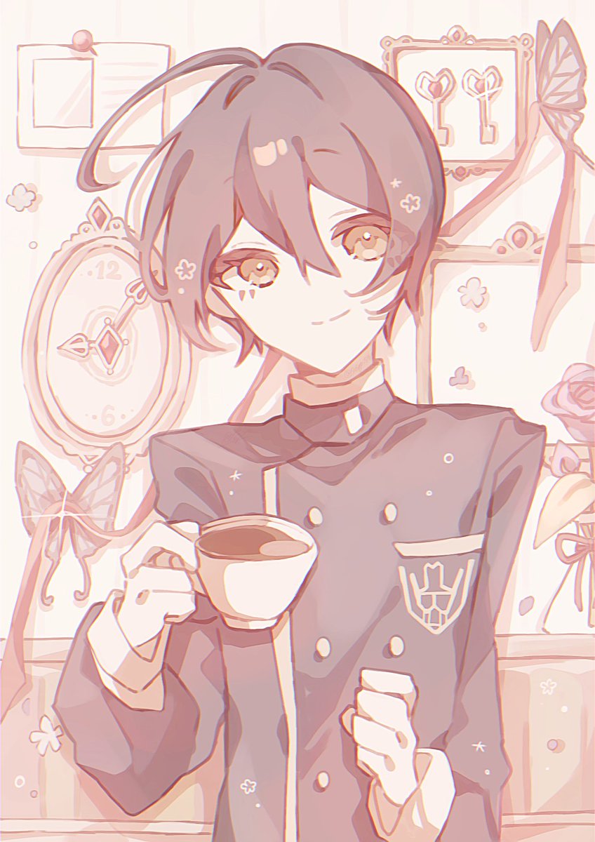 sosyo_11122's tweet photo. ☕💐
#最原終一生誕祭2026 https://t.co/clJ0MmsKZc