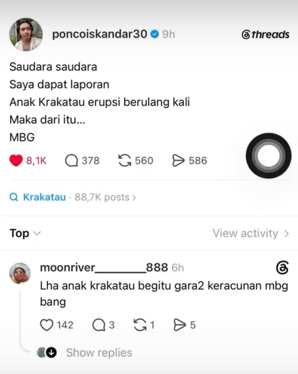 txtdrjkt's tweet photo. cuitan warga threads https://t.co/ux0klhKGWx