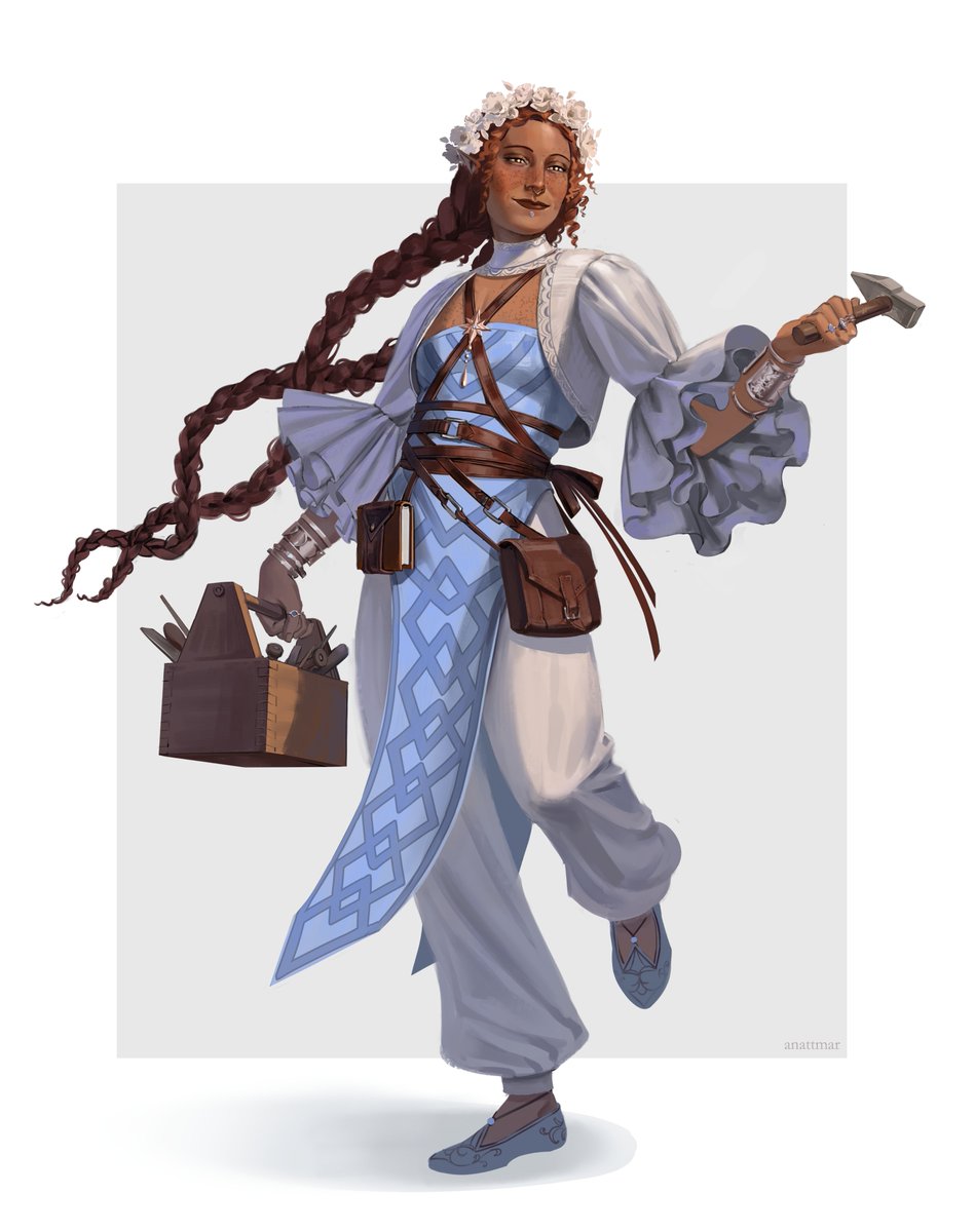 anattmar_re's tweet photo. Finally finished this design of Nerdanel💋 https://t.co/YkNzv0k1yw
