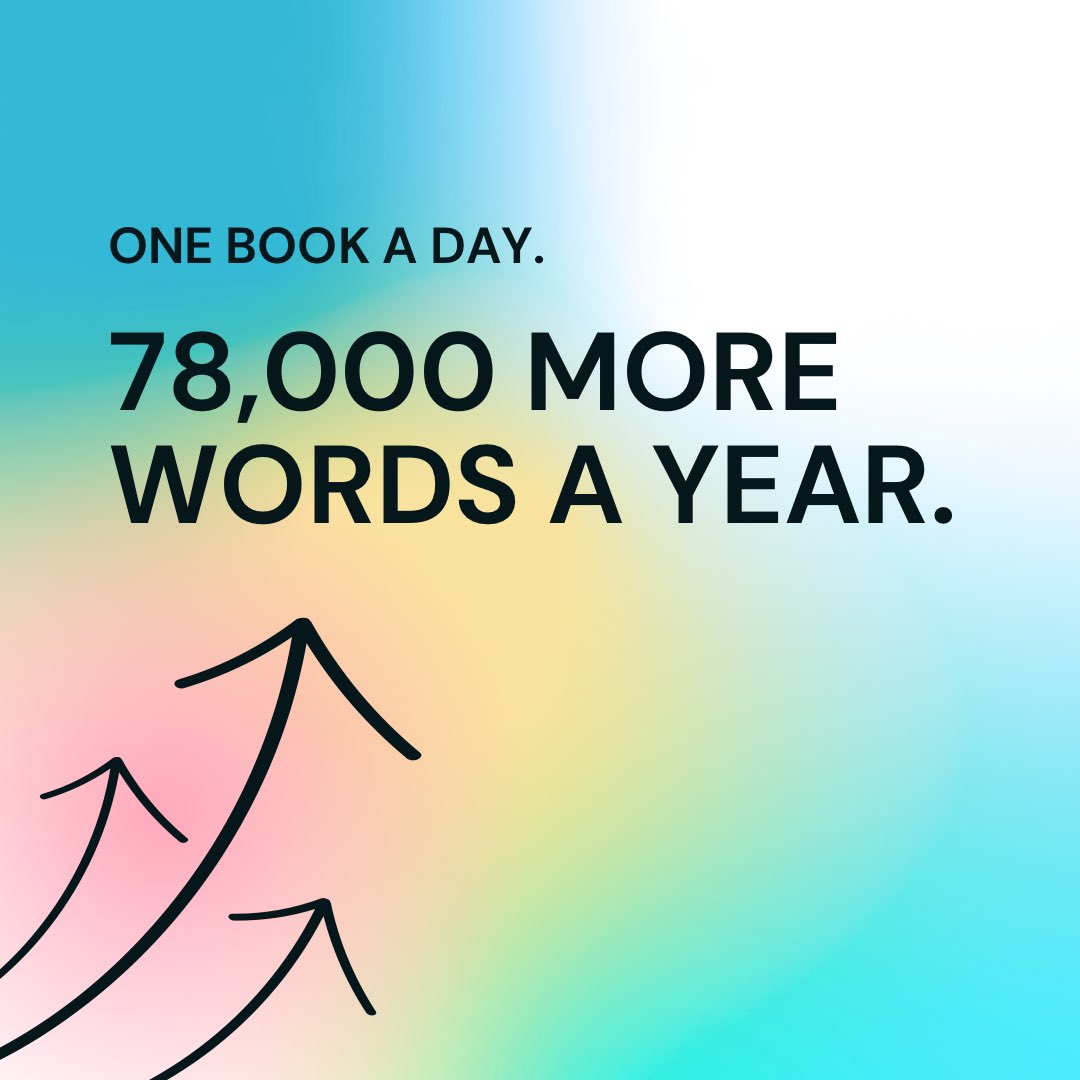 Preface_Project's tweet photo. Reading just one picture book a day aloud to a child exposes them to approximately 78,000 words in a year!

https://t.co/EE2n1ijFGx https://t.co/lhClmr7Dvl