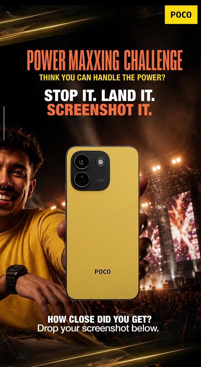 SapnaChawlaa84's tweet photo. @IndiaPOCO Here's my Screenshot
@IndiaPOCO
#POCO #POCOX8Power #POCOX8 #PowerMaxxing #POCOX8Series https://t.co/mVMGkVeLXx