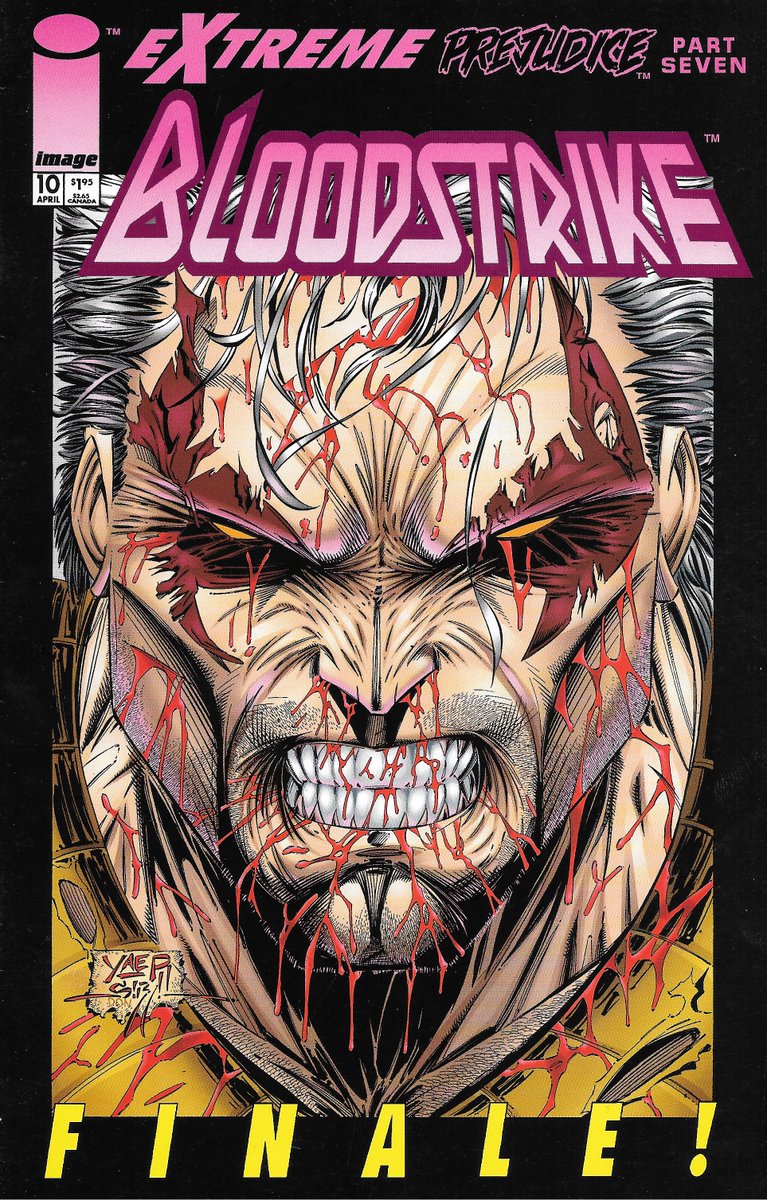 RobMessick's tweet photo. Bloodstrike 10 Extreme Prejudice 7. Awesome Cabbot cover by Chap Yaep and Jon Sibal
#Bloodstrike created by @robertliefeld
@ImageComics #Extreme #ExtremeStudios #ExtremePrejudice #Cabbot #ChapYaep #JonSibal @jonsibal https://t.co/YPf5Ly3dVT