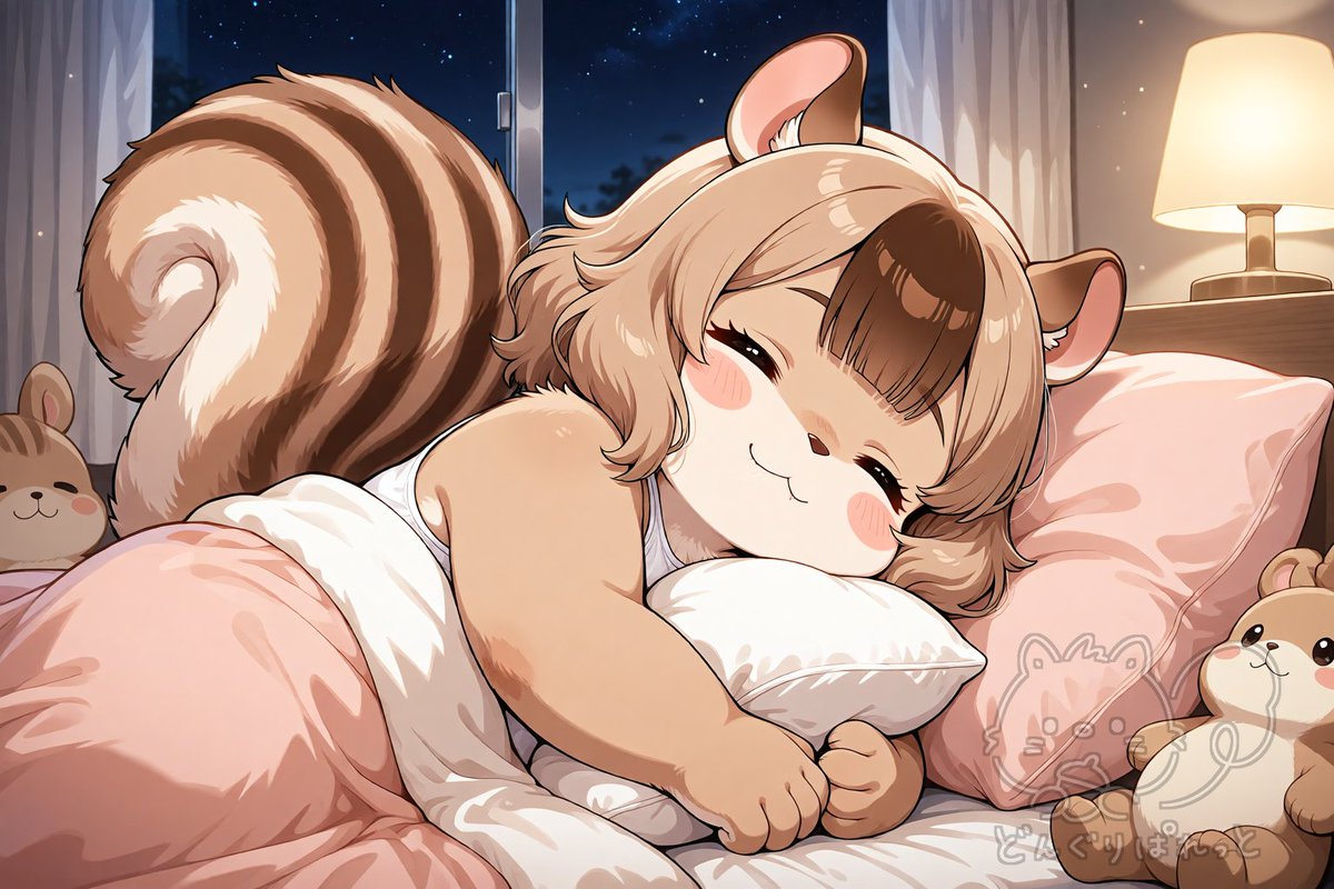 DonPale_AiLab's tweet photo. おやすみなさい～🐿️
#AIart #kemono https://t.co/RLz5gVC1cH