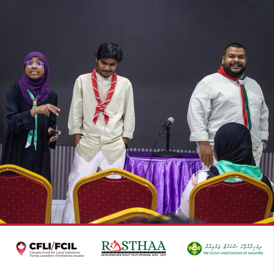 ScoutsMaldives's tweet photo. Snapshots from the consultation for Rover Scouts on the draft Award Scheme pathways of the New National Scout Youth Programme through project #Raasthaa, held on Friday night.

📷 Aluf

@CanHCSriLanka 

#CanadaFund #CFLI #scoutsmv #YouthforChange https://t.co/tBH2Oi83yp