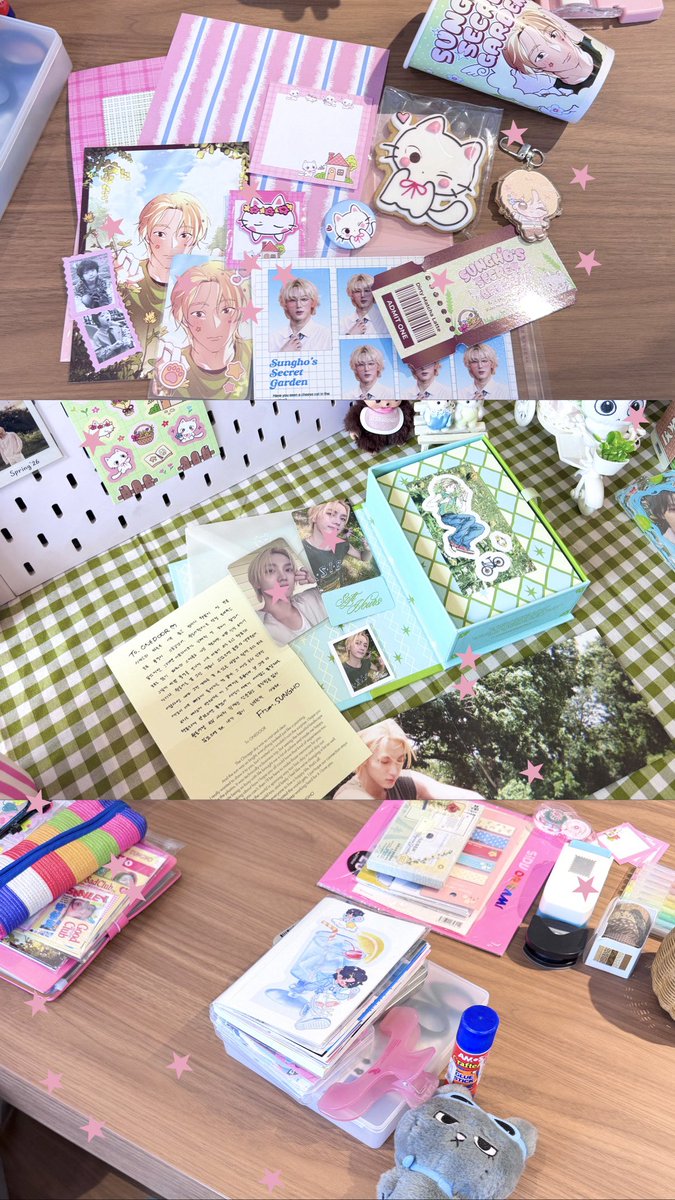 marchsworld's tweet photo. celebrating sungho’s bday with journaling 🌸 #bluSHinginbloom

thank you @3108lt n friends for hosting this cute bday cafe event 💖 https://t.co/iADAmYRfjs