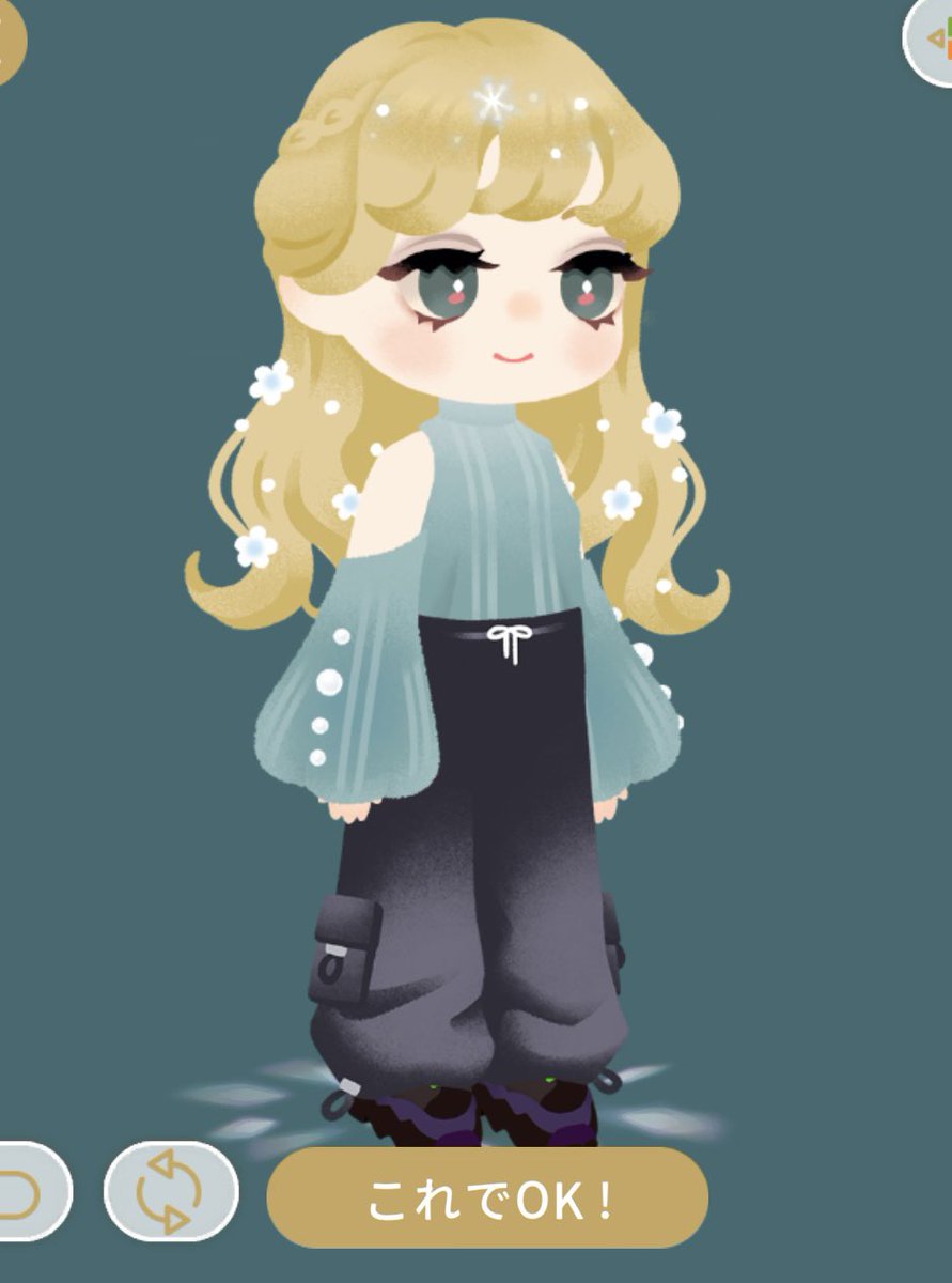 Lack_of_idea86's tweet photo. リヴリーで和葉っぽい子を作ろうと思ったんだけど何着せても可愛くて本当に困っちゃった https://t.co/9G0FVWqpfT