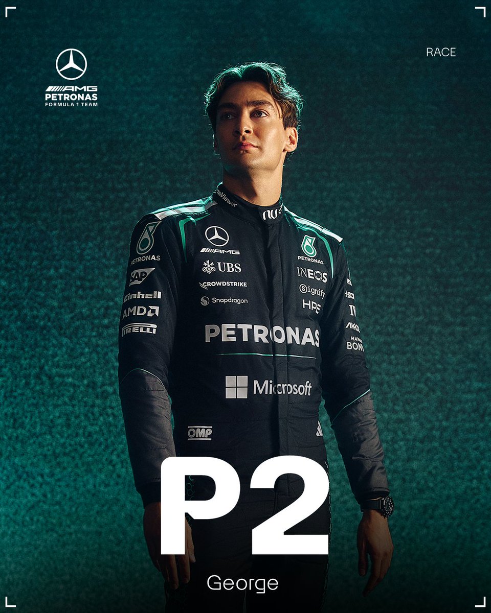 MercedesAMGF1's tweet photo. P2 IN MONZA 💪💪

A super performance all weekend, well done George 😍 https://t.co/lqlWOqla76