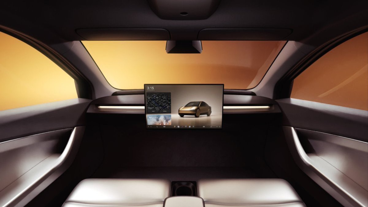 CompoundingMike's tweet photo. Interior of the Cybercab $TSLA https://t.co/4RrpuHS3Pe