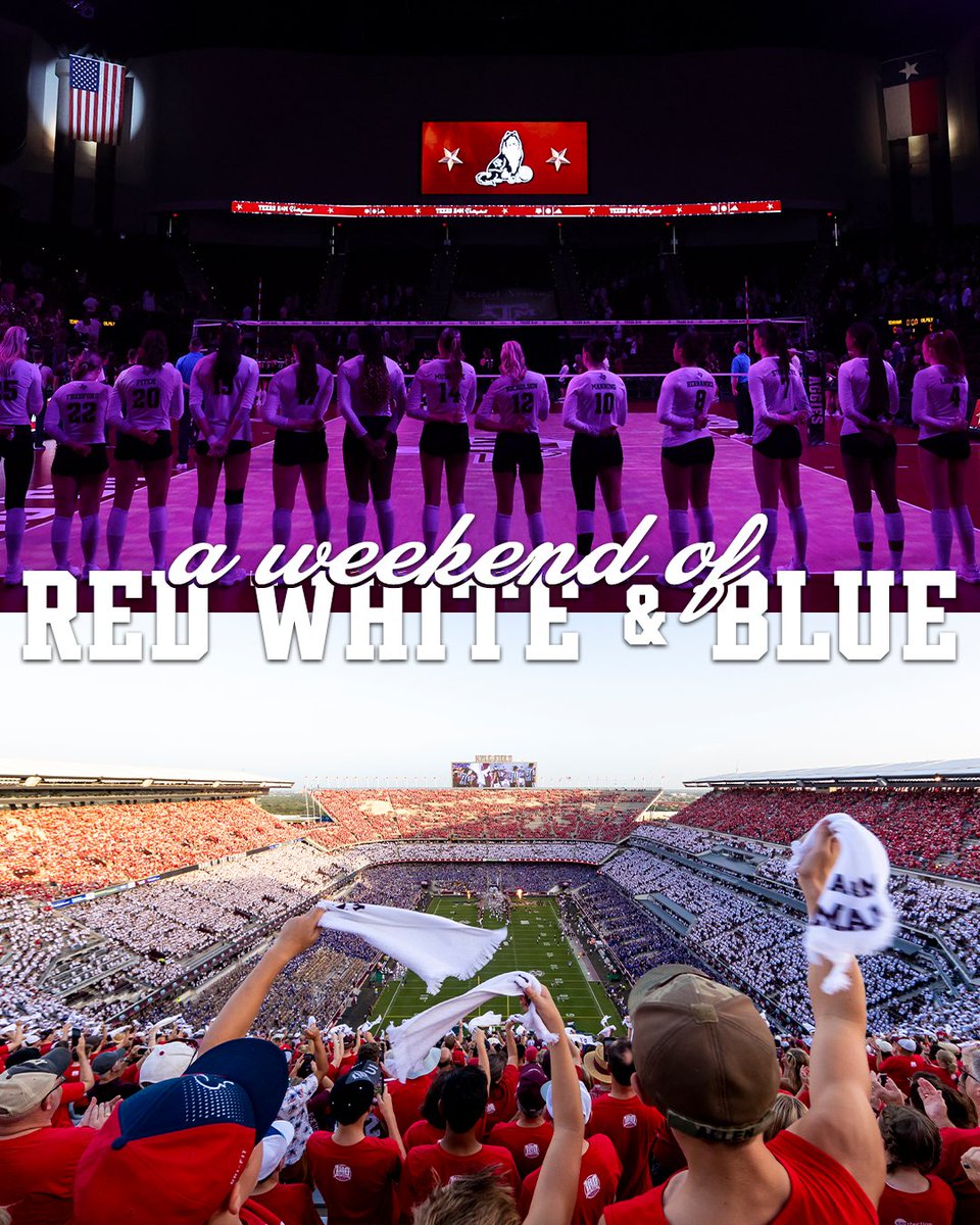 12thMan's tweet photo. Next weekend, we're Standing For America. The attire is red, white &amp; blue.

Get game ready: https://t.co/a3C1BeLcf5 https://t.co/QNq3OUGZOn