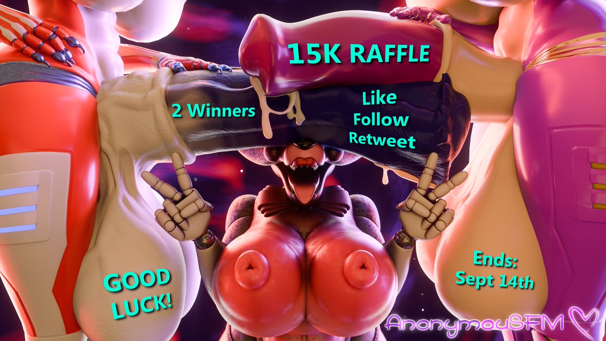 SfmAnonymou's tweet photo. !!!15K RAFFLE!!!

It has been a WHILE since i've done one of these, but i'd like to do them again, and we just hit 15K so now is the best time!

There will be 2 winners.

Prize is a Render with 2 alts Max and 5 Characters Max

Must be following, like and retweet :3

Good luck! https://t.co/ONlTO3RcK9
