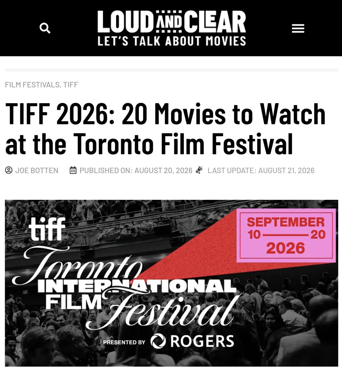 btf0327's tweet photo. 🎬 Always Lalisa was LISTED FIRST among 20 Movies to Watch at TIFF 2026 by Loud And Clear Reviews.

Always Lalisa covers the year Lisa spent away from BLACKPINK — leaving YG Entertainment, launching her solo career, starting her own company, taking on acting, and trying to maintain a private life. While Sony Music Vision’s involvement suggests a polished authorized documentary, director Sue Kim’s previous work leaves room for curiosity. Either way, the Gala screening is expected to be an event in its own right, with Lisa’s Toronto premiere sure to bring plenty of buzz.

📄: https://t.co/wmISZRJ2Hh
