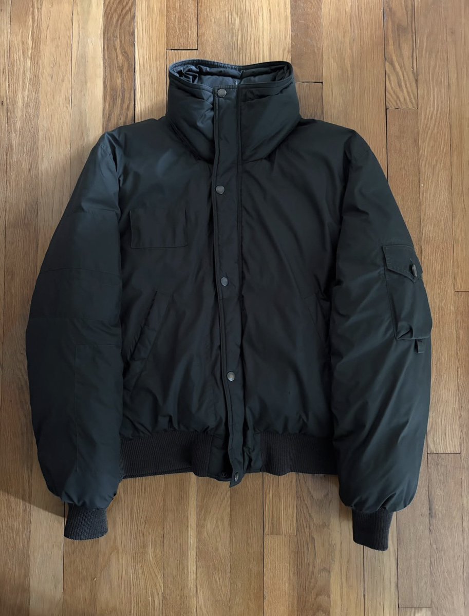 theattractmag's tweet photo. raf simons AW05/06 “history of my world” goose-down bomber jacket

best of raf simons archive https://t.co/3jcrLQPlc3
