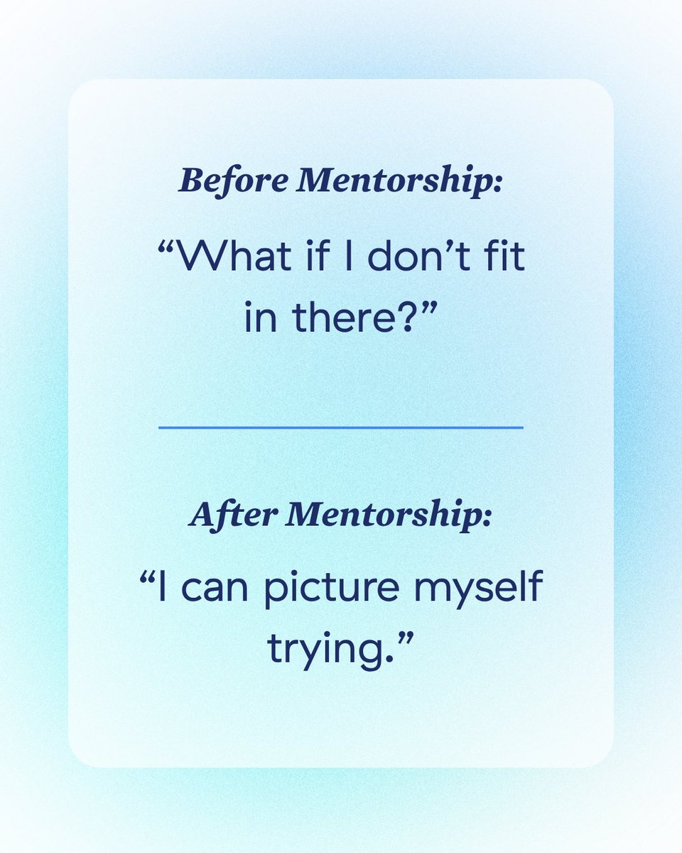 iMentor's tweet photo. 🔭 New places feel less intimidating when students have room to imagine themselves in them first.

#MentorshipJourney #iMentor #CollegeReady #StudentSupport https://t.co/v7M4Aelv0s