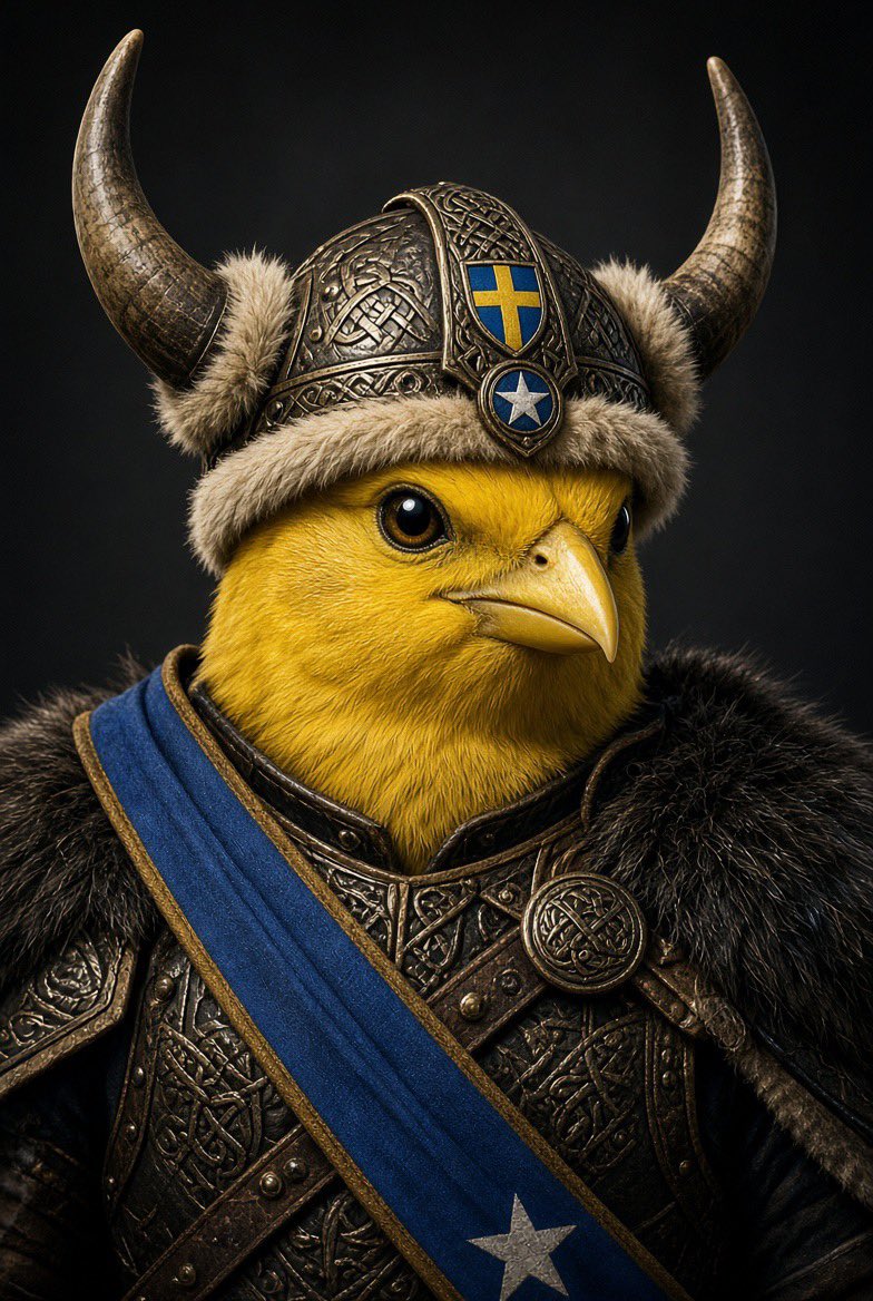 SwedishCanary's tweet photo. I love Grok’s new version of me https://t.co/mfIBROXTYH
