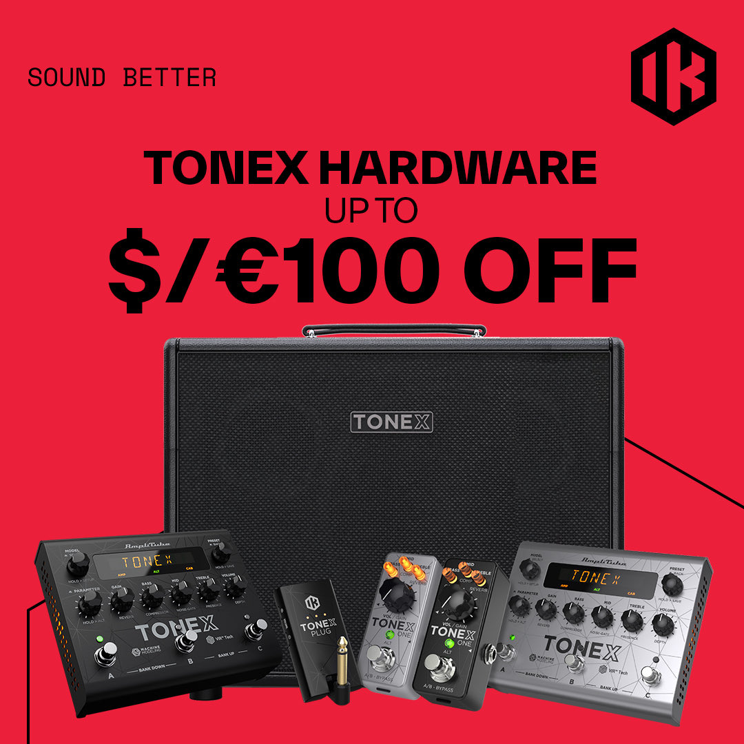 IKMultimediaES's tweet photo. ¡Este es el Mes de la Guitarra en IK y tu oportunidad para tener el equipamiento TONEX de tus sueños y ahorrar hasta $/€100!
Mira todos los descuentos: https://t.co/cdstUCZJJx
#TONEX #TonexPedal #TonexOne #TonexPlug #TonexCab #guitarra #bajo #oferta #descuento #promoción https://t.co/iGAPjCqxXE