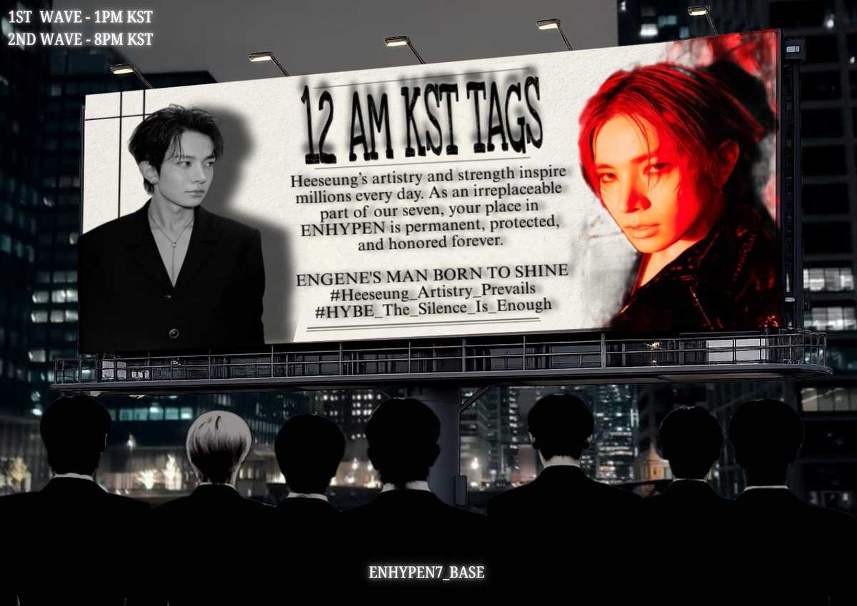 Zoiienhavi's tweet photo. NEW TAGS FOR THE DAY!!!

Heeseung’s artistry and strength inspire millions every day. As an irreplaceable part of our seven, your place in ENHYPEN is permanent, protected, and honored forever.

​ENGENE'S MAN BORN TO SHINE
#Heeseung_Artistry_Prevails
#HYBE_The_Silence_Is_Enough https://t.co/NTj8BzhRmS