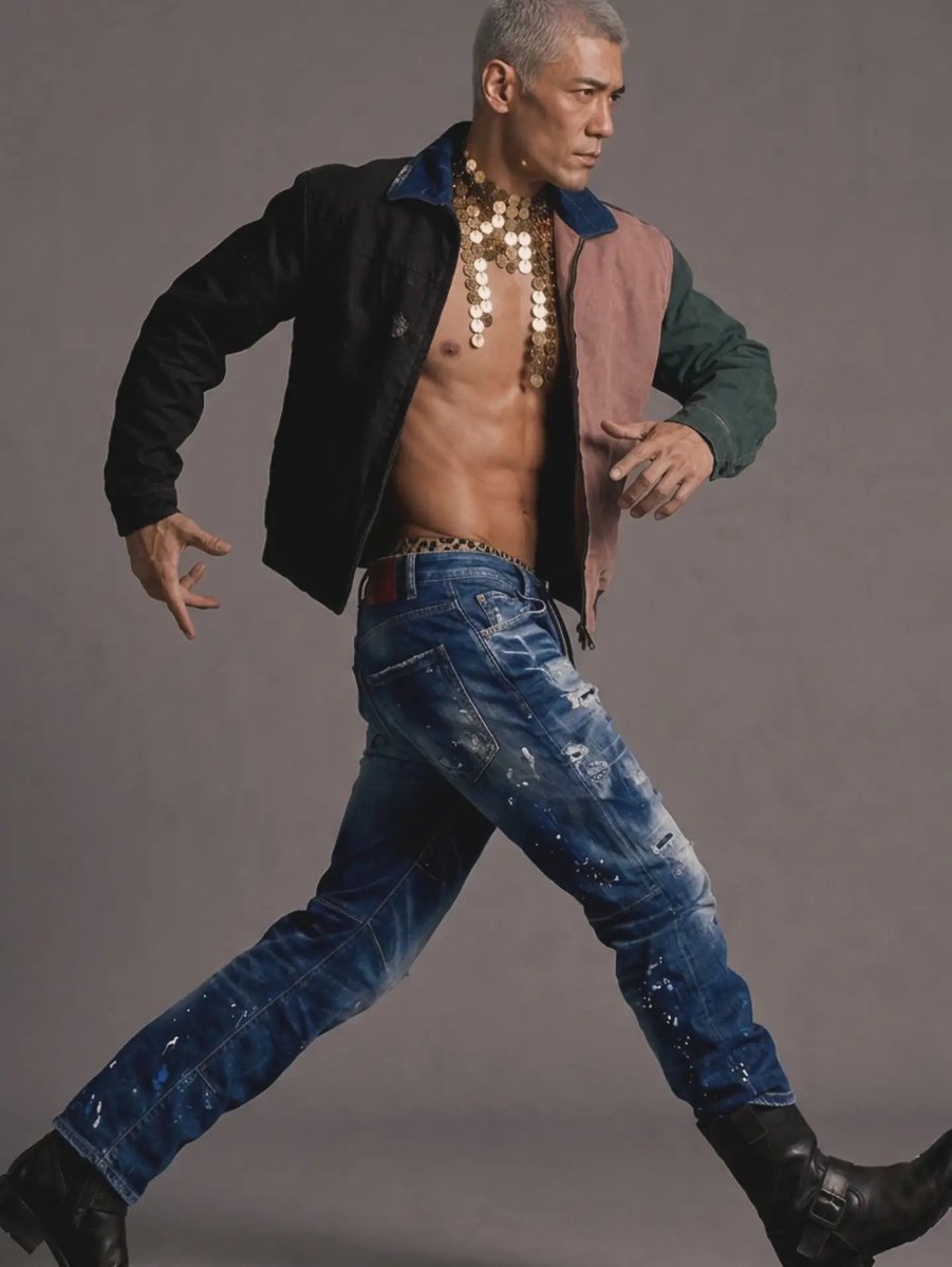 RomezzyLopez's tweet photo. Serving vintage bad-boy energy like it’s a full-time job. The boots, the denim, the chains… yeah, I know exactly what I’m doing. 😏

#MensFashion #MensStyle #VintageStyle https://t.co/mt2vtrdy7d