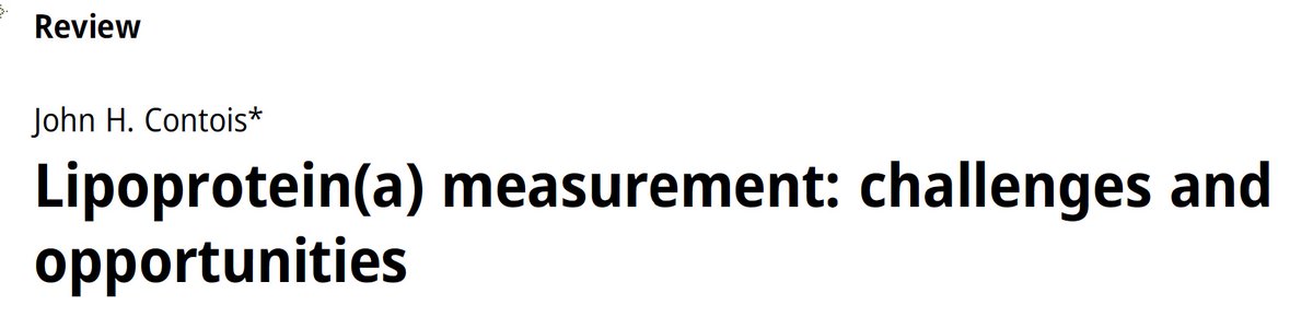 Drlipid's tweet photo. Appropriately timed are three open access, excellent Lp(a) metric manuscripts published in @cclm_degruyter including a great review of Lp(a) testing by John Contois https://t.co/yjcBWAlEd7 as well as https://t.co/DKgbbubYb7 and https://t.co/b7PLAawcka @nationallipid  @foundationofnla @society_eas @ASPCardio @escardio  @atherosociety @TheEndoSociety @FamilyHeartFdn @fhpatienteurope