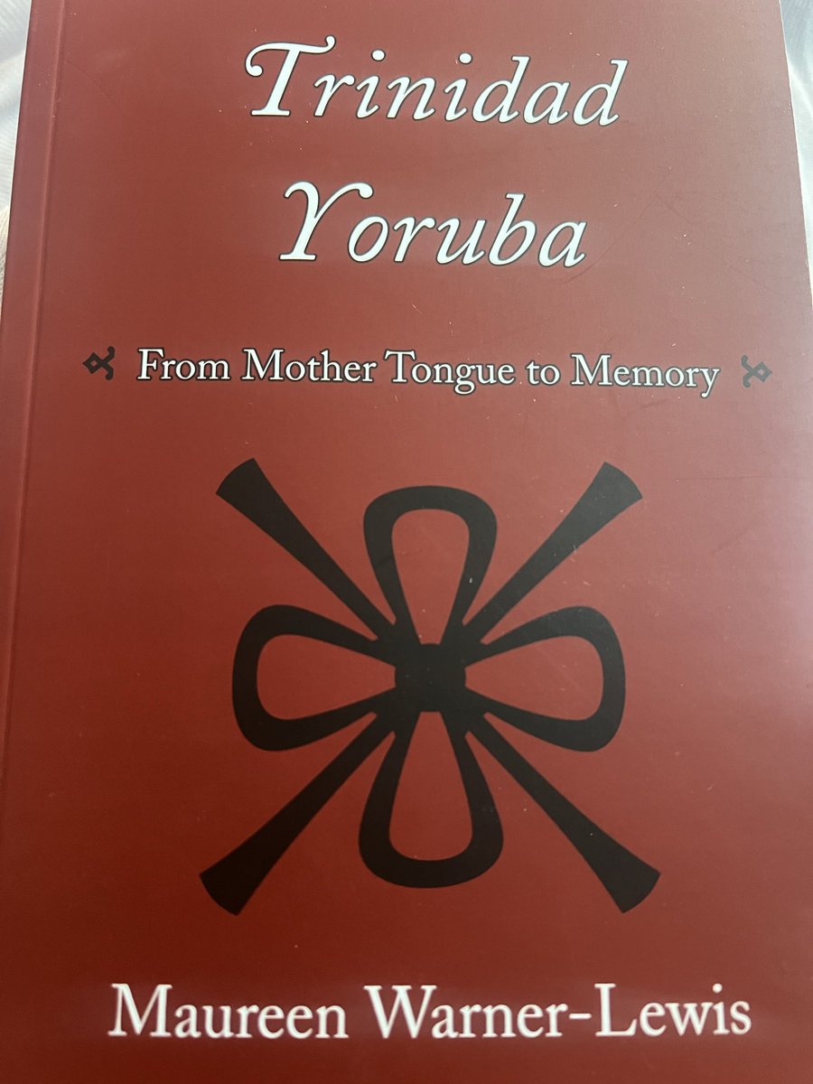 AfroCreoleWeek's tweet photo. Happy Day 6 of Afro Creole Languages Week 📢🌍
.
This is our book recommendation for the day!
.
Find out more about the Yoruba influences in Trinidad English Creole 🇹🇹 https://t.co/OcE6G4ZhzC