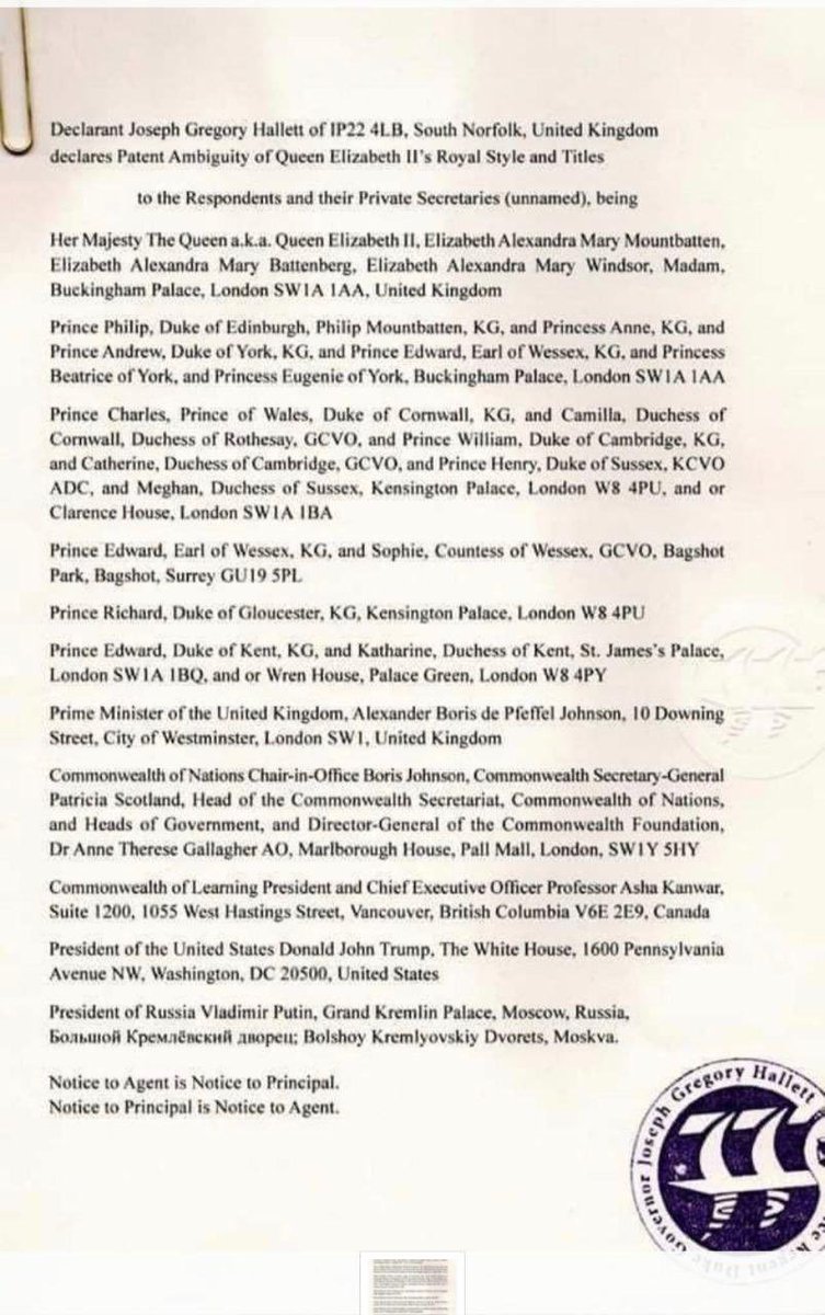Americawfsnews's tweet photo. 🔻Was sent these in late 2019.

Many are playing Awakening Roles for Q.

In Feb/March 2019 Royal Powers were Stripped.

In November 2019 - Royal Assets were seized by U.S.  - This includes Commonwealth etc. POTUS is controlling it all.

Share !

⟁ https://t.co/nISUCLxznh